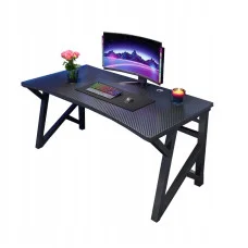 Gaming desk 120 cm, Black carbon